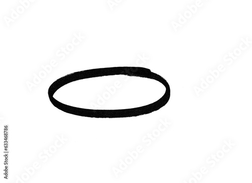 marker circle isolated oval target mark