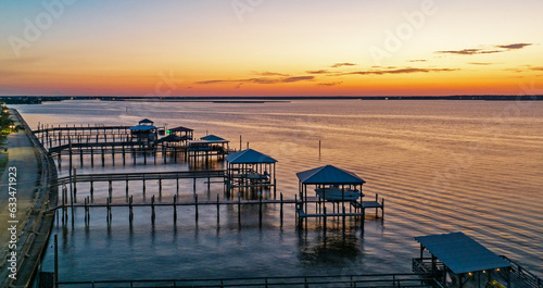 Piers on the Bay of Saint Louis, MS