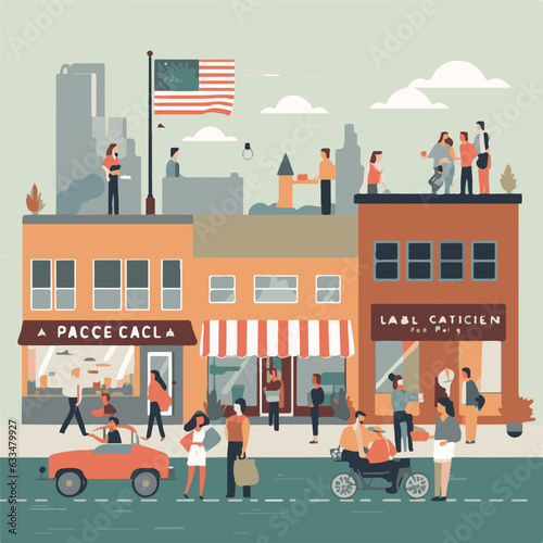 Logo vector illustration of American Culture