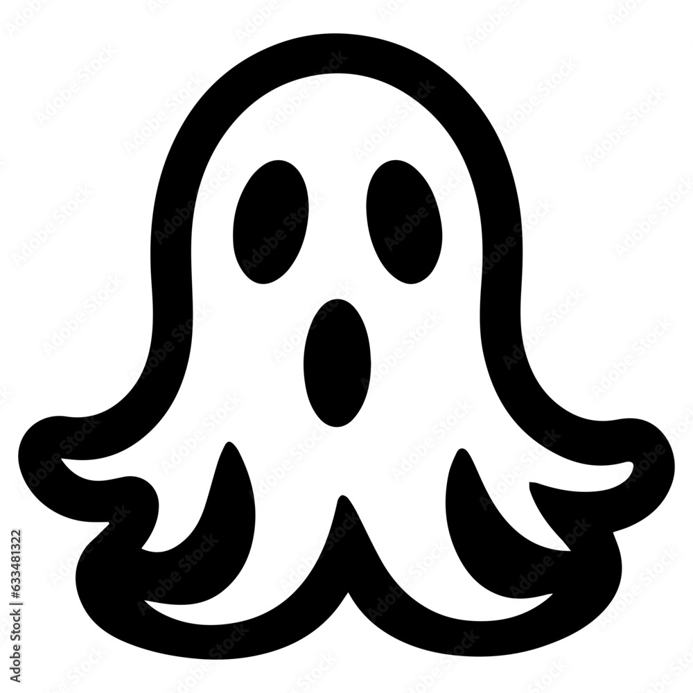 Halloween ghosts illustration design, flat Halloween ghosts element Halloween ghosts illustration design, flat Halloween ghosts element