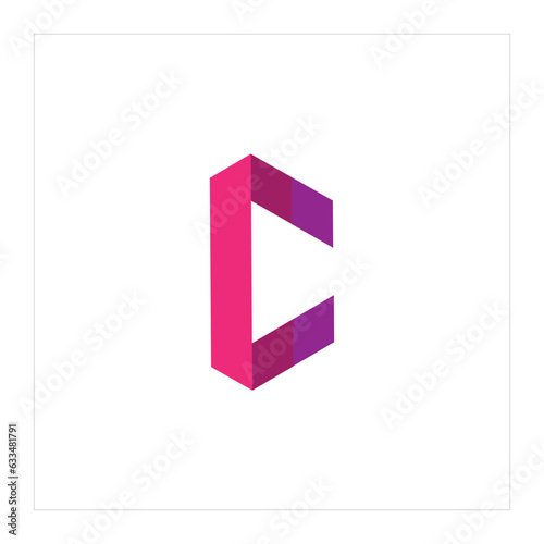 Initial C letter luxury beauty flourishes ornament monogram logo Swoosh Letter Logo Design for business and company identity. Water Wave C Logo with modern trendy