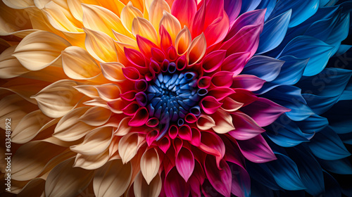 Close-up of a Rainbow Flower
