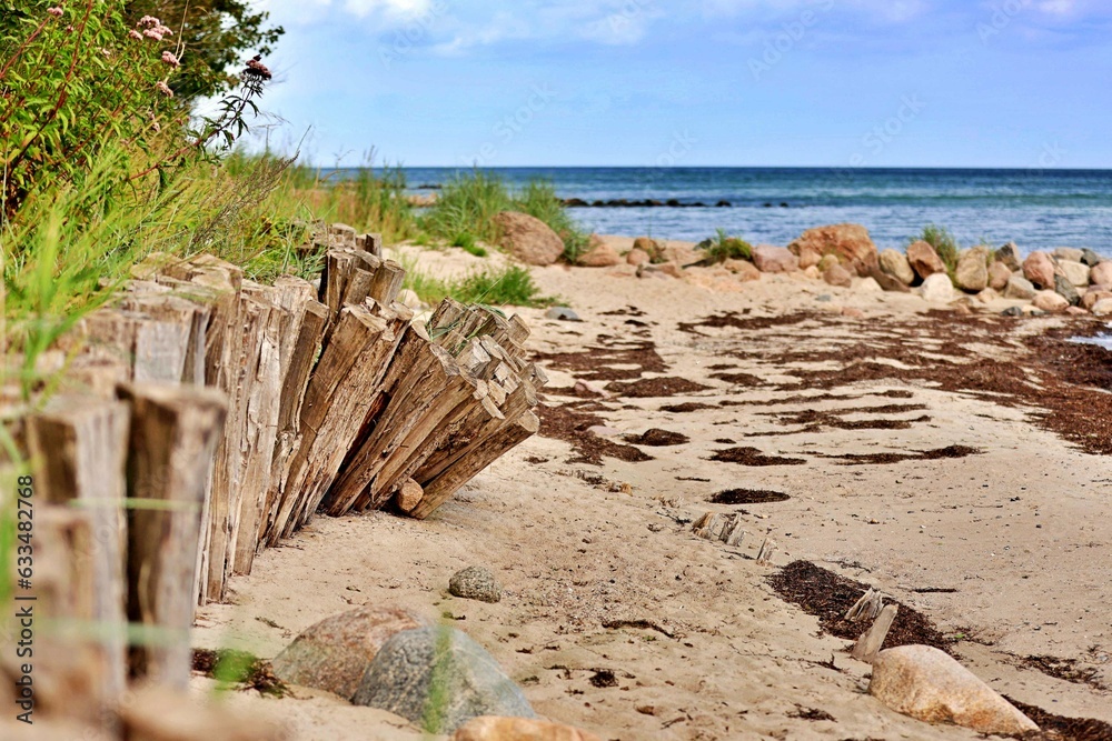 calm coastal landscape