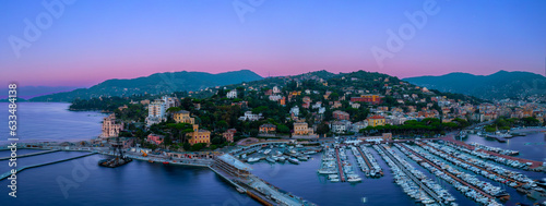 view of Portofino Bay, Italy