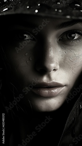 Close-up photo of awesome woman.
