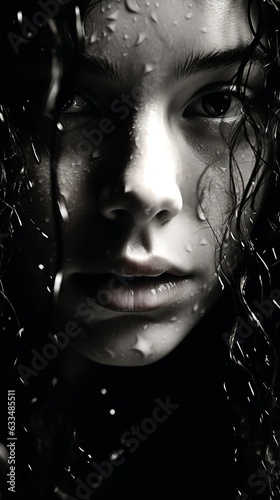 Close-up photo of awesome woman.
