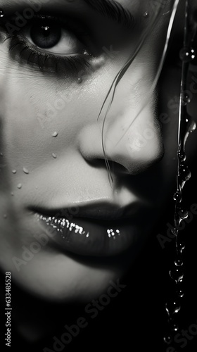 Close-up photo of awesome woman.