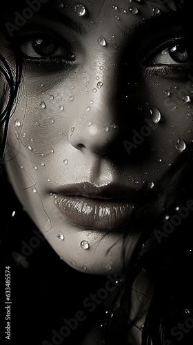 Close-up photo of awesome woman.