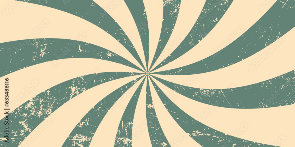 Sunlight retro horizontal background. Magic Sun beam ray pattern banner