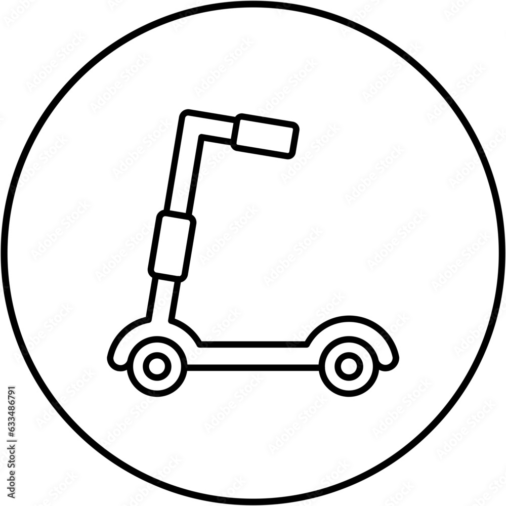 Kick Scooter Icon Kick Scooter Icon