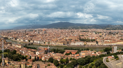 Panoramic view of the city of Florence, Italy
