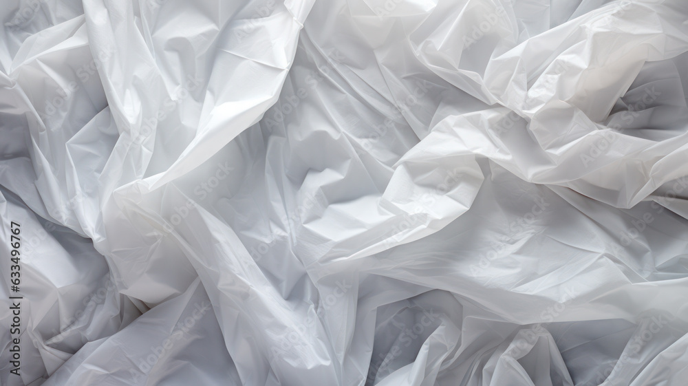 White paper with crumpled effect White paper with crumpled effect