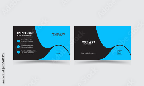 Professional Business card design for personal identity