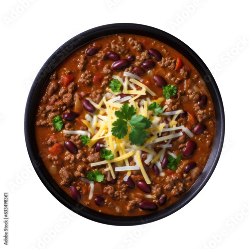 Bowl of Chili Con Carne wit...