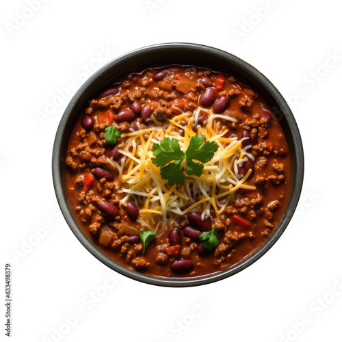Bowl of Chili Con Carne wit...