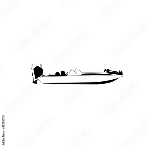 Bass Boat Vector
