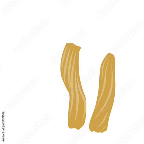 Churros Stick Vector Illustration 