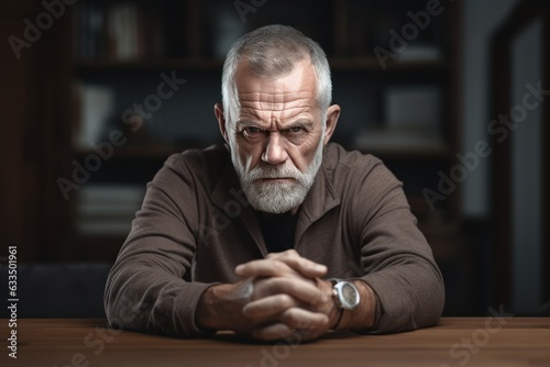 Strong man portrait