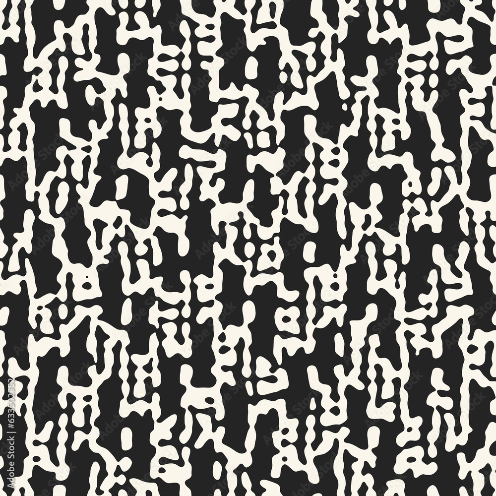 Abstract Shapes Mottled Textured Pattern