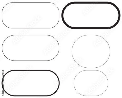 Oblong icon collection