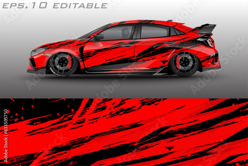 vector car wrap abstract racing graphic background for vinyl wrap and stickers 
