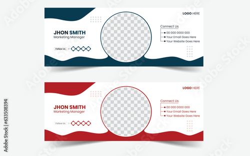 The Best And Colorful Email Signatures Template Vector Design. Professional Email Signature Modern and Minimal Layout.
Business Corporate Company Identity professional email signature design.
