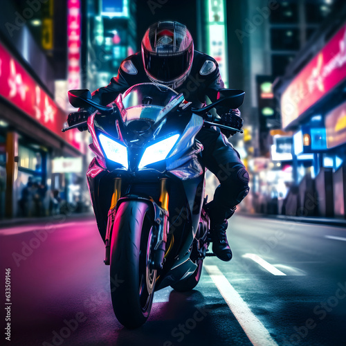 Night Ride: Urban Adventure on Two Wheels