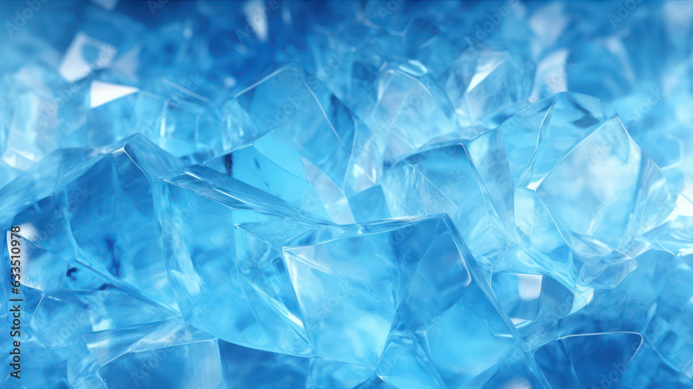 Minimalistic blue ice texture with delicate geometric shapes Minimalistic blue ice texture with delicate geometric shapes