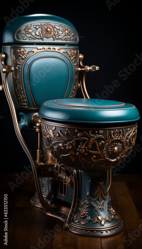 Vintage toilet bowl.