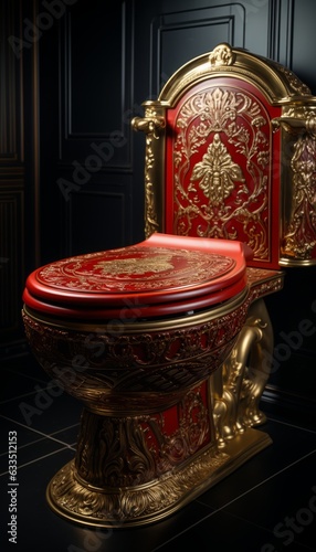 Vintage toilet bowl.