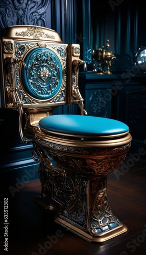 Vintage toilet bowl.