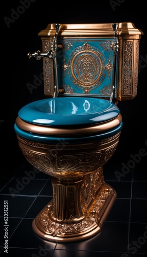 Vintage toilet bowl.