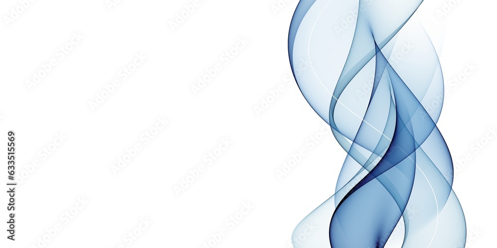 Soft transparent modern swirling abstract blue lines Soft transparent modern swirling abstract blue lines