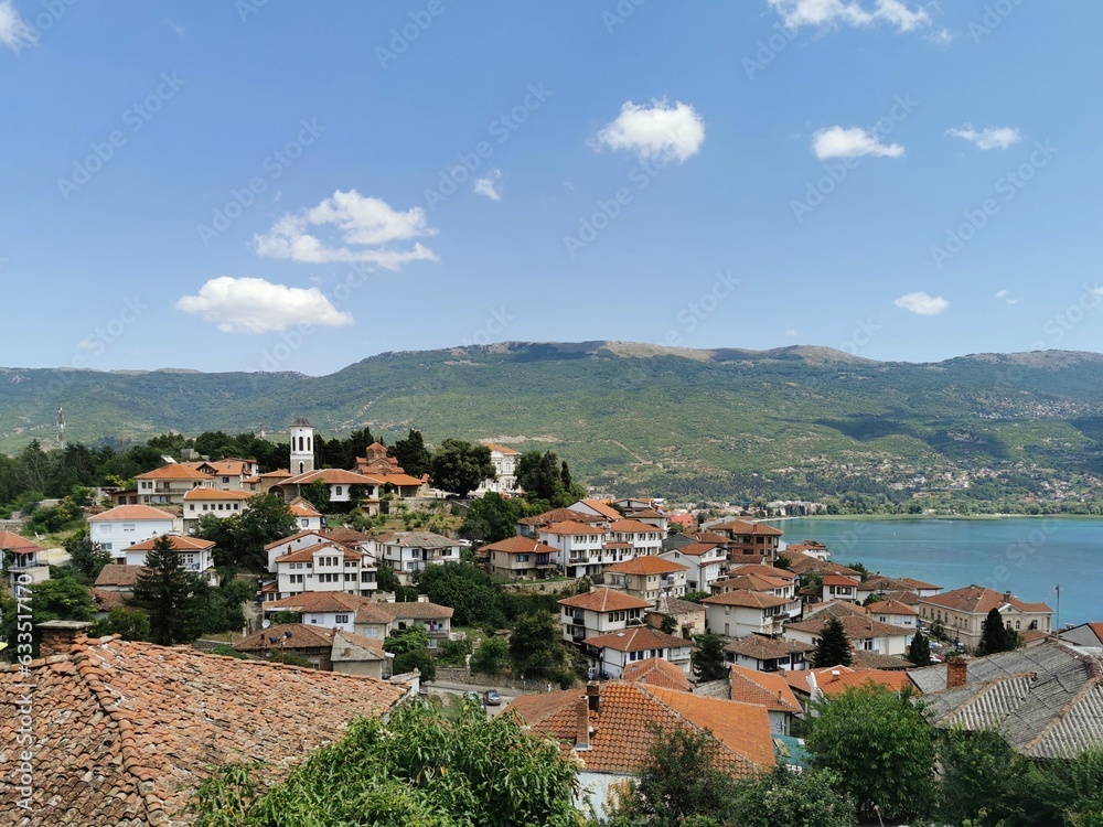 City view in Ohrid, Northern Macedonia 