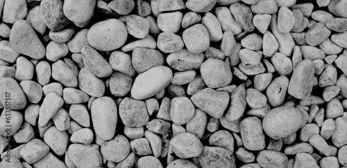 Pebbles background copy space banner