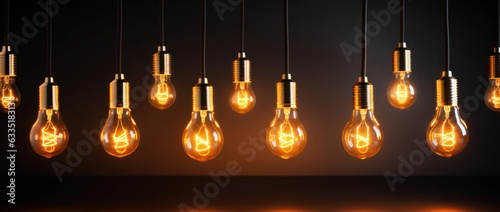 Group of light bulbs