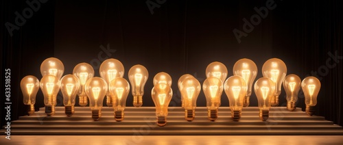 Group of light bulbs