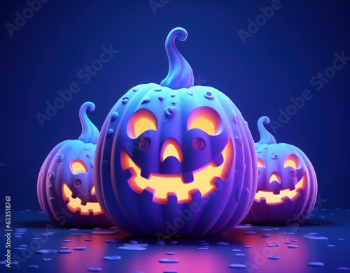 Violet Halloween background
