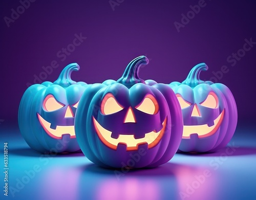 Violet Halloween background