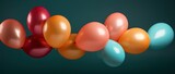 Vivid background with balloons