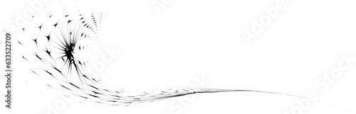 Halftone frame of sketchy starry, shining elements. Refined, sophisticated outline. Vector.