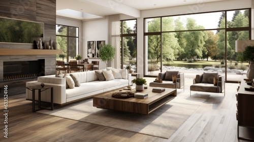 Modern living room interior