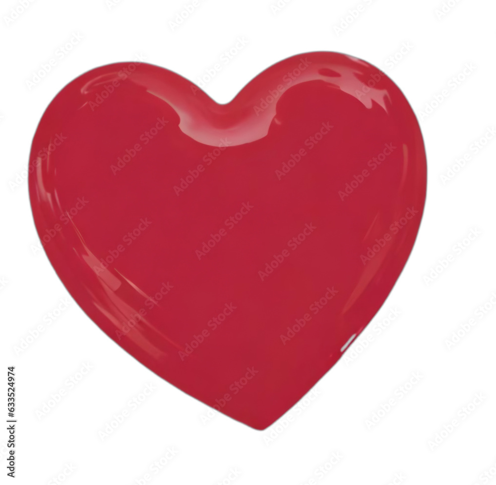 red shiny heart, candy, lollipop, oil painted red heart vector, generative ai, red heart isolated for design red shiny heart, candy, lollipop, oil painted red heart vector, generative ai, red heart isolated for design