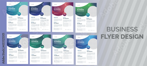 modern brochure flyer design template vector, Leaflet presentation, book cover, layout in A4 size. Business Corporate Flyer