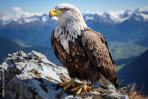 Wildlife Majestic eagle in the wild - stock photography