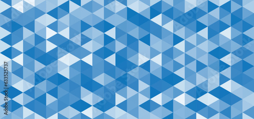Blue triangle geometric pattern. Blue opacity triangle pattern background. Abstract blue triangle pattern. Random blue triangle pattern.