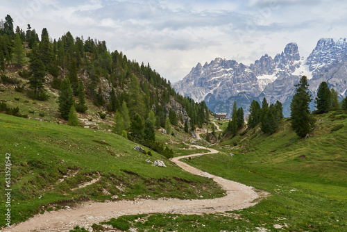 Weg zur Dürrensteinhütte, Prags, Südtirol, Italien