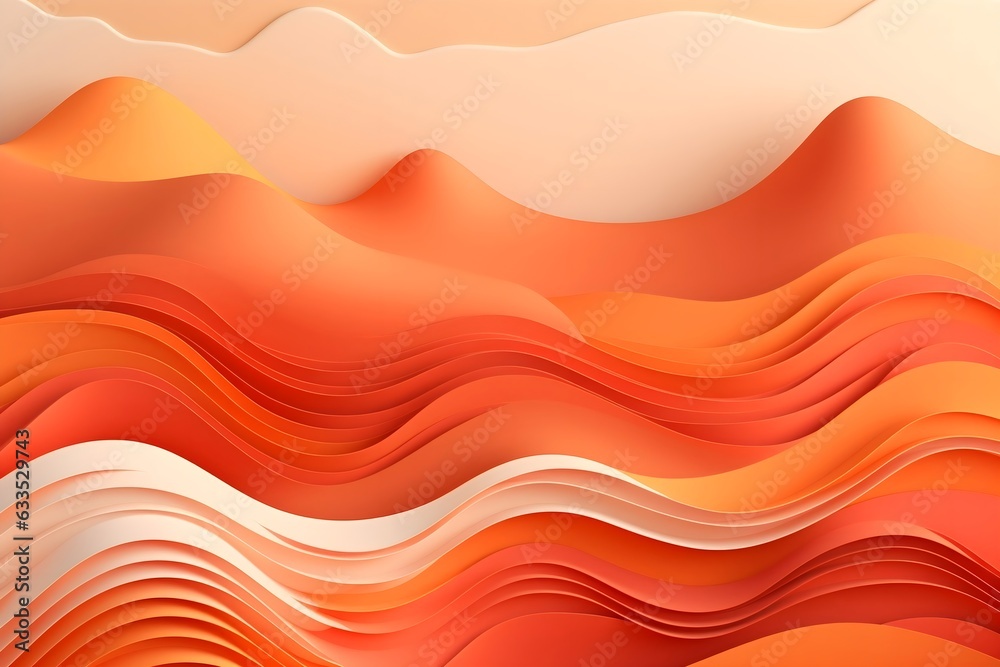 abstract 3d background with colors, in the style of light orange and light beige abstract 3d background with colors, in the style of light orange and light beige