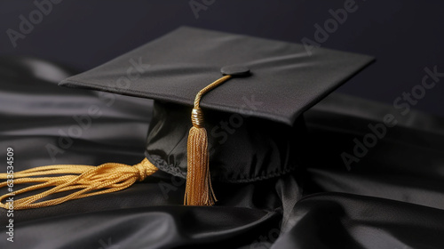 Wallpaper Mural Graduation gown cap tassel success achieved background Torontodigital.ca