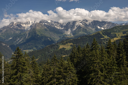 Vue depuis le Mont d'Arbois Saint-Gervais les bains 